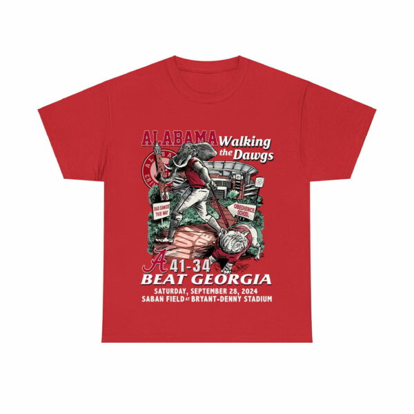 Alabama Walking The Dawgs Beat Georgia 2024 Shirt