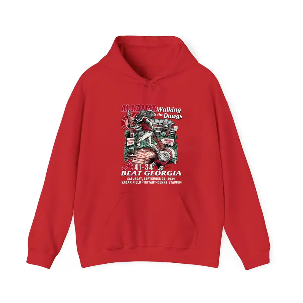 Alabama Walking The Dawgs Beat Georgia 2024 Shirt