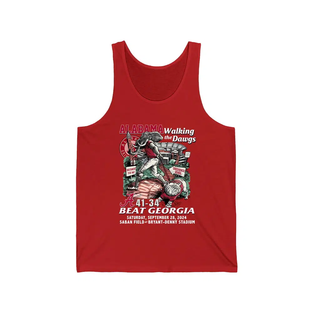 Alabama Walking The Dawgs Beat Georgia 2024 Shirt