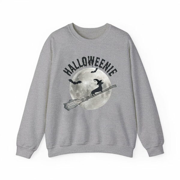 Dachshund Halloweenie Print Long Sleeve Printed Hoodie 2