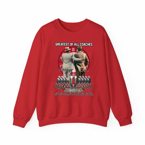 Greatest Of All Coaches Alabama Nick Saban And Bear Bryant Shirt 2