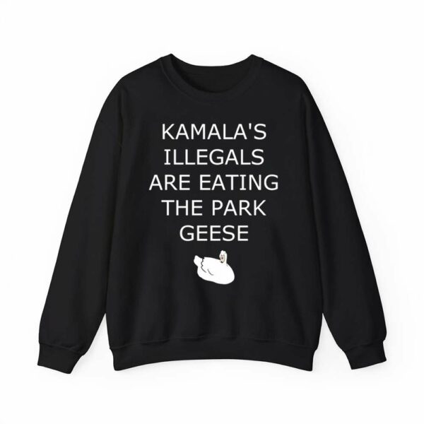 Kamalas Illegals Are Eating The Park Geese Goose Shirt 2