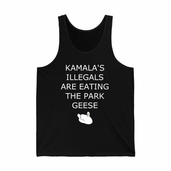 Kamalas Illegals Are Eating The Park Geese Goose Shirt 4