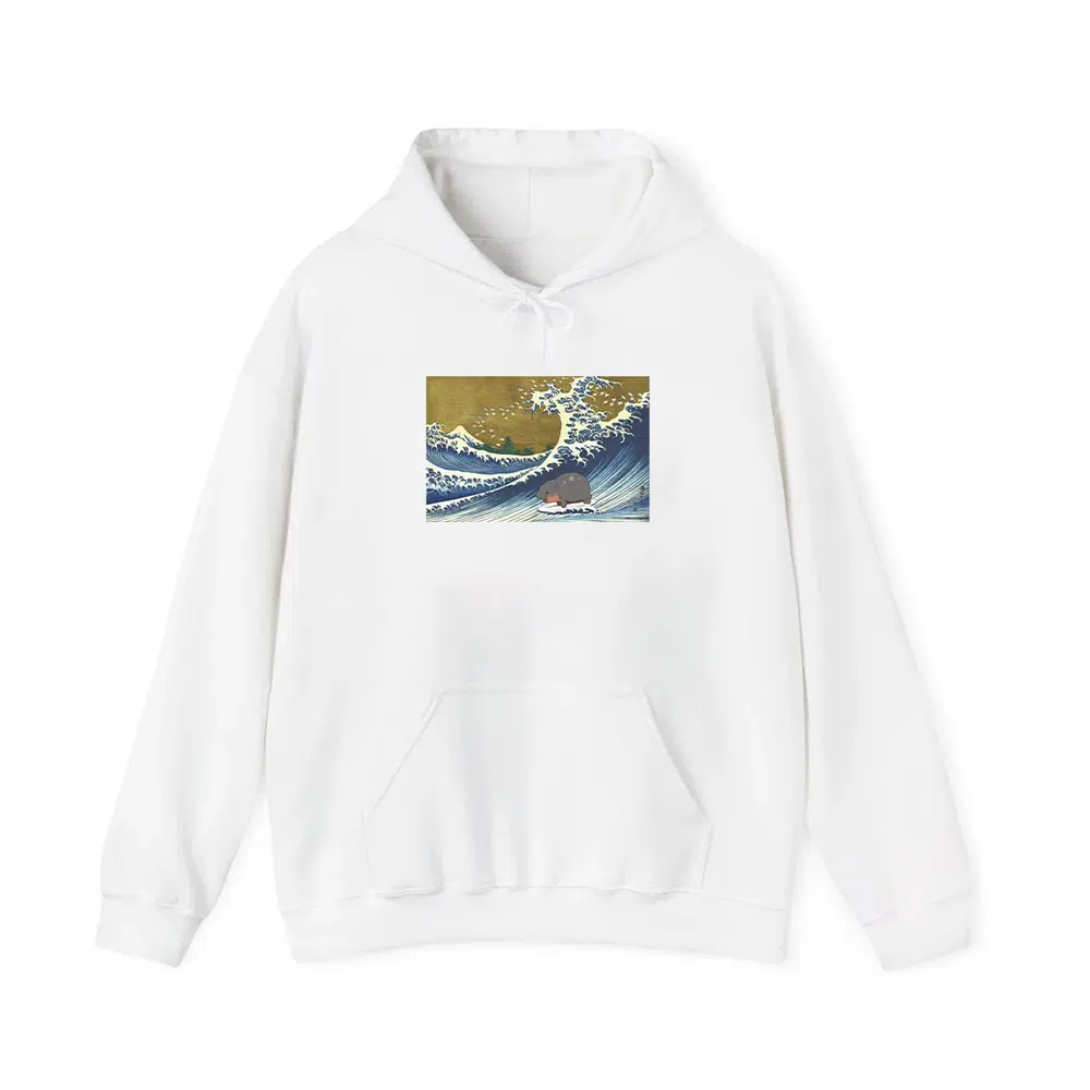 Moo Deng Blue Wave Shirt 4