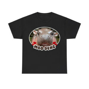 Moo Deng Bouncy Pig Cute Thai Baby Hippo Shirt