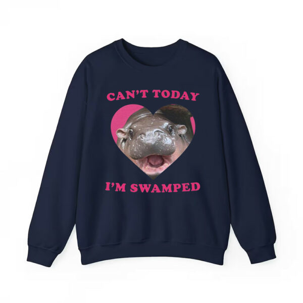 Moo Deng Cant Today Im Swamped Shirt 4