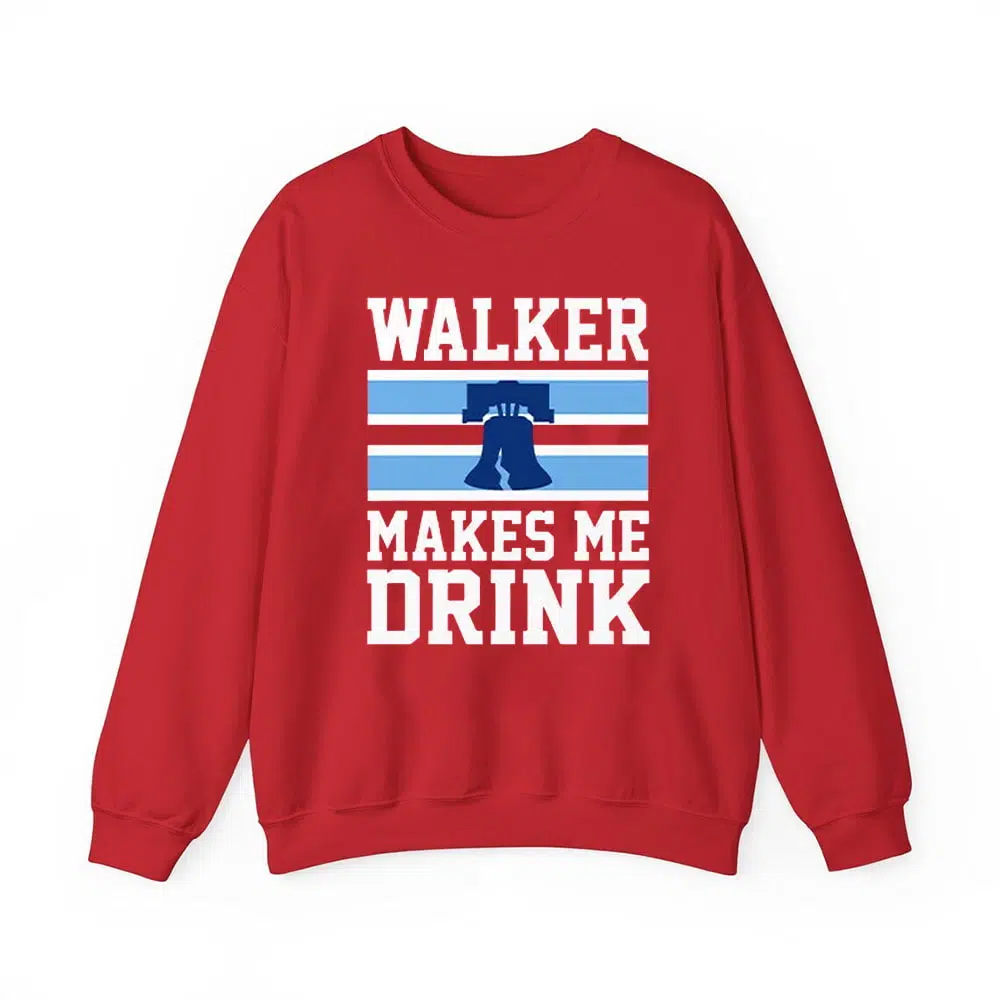 Phillies Walker Makes Me Drink Shirt 4