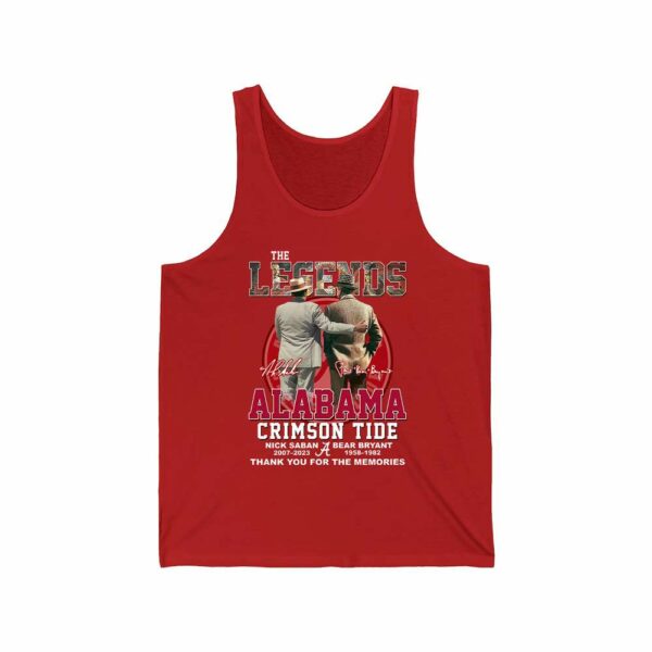 The Legends Alabama Nick Saban And Bear Bryant Thạnk You For The Memories Shirt (1)