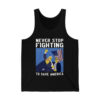 Trump Simpson Never Stop Fighting To Save America Shirt 4