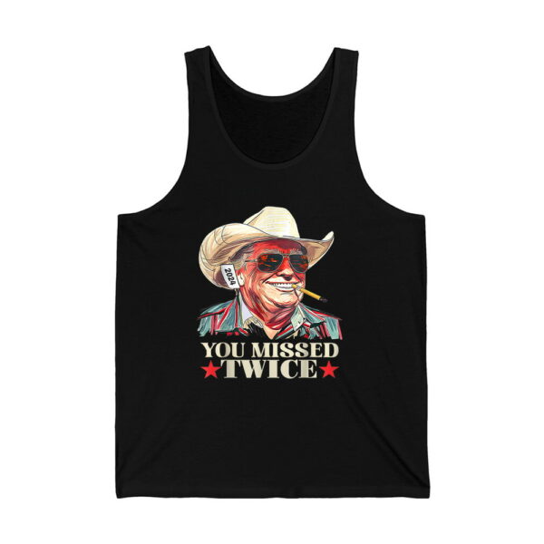 Western Trump Cowboy You Missed Trump 2024 USA Shirt 4