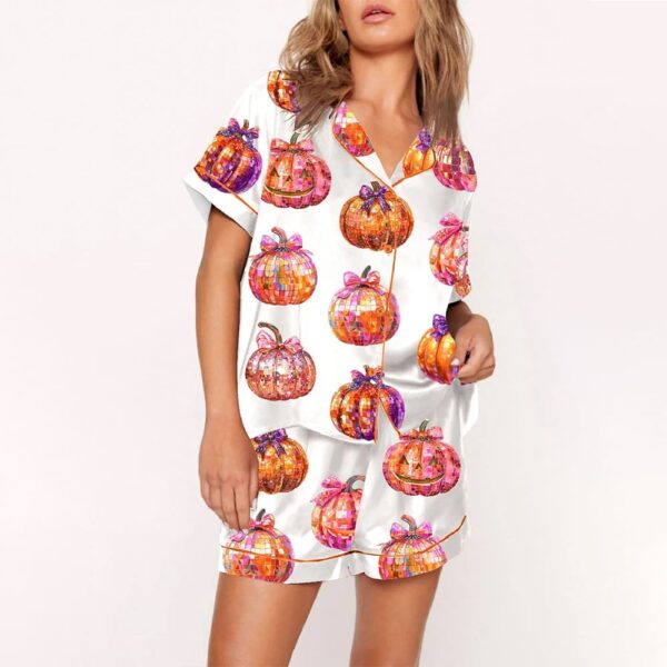 Women's Disco Pumpkin Pajama Set