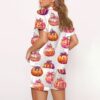 Womens Disco Pumpkin Pajama Set 2