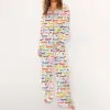 Women's Watercolor Dachshund Long Sleeve Pajama Set
