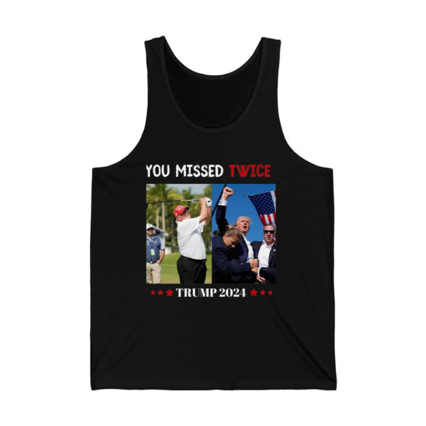 You Missed Twice Florida Golf Trump 2024 Shirt 4