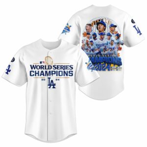 2024 Dodgers World Series Champions Baseball Jersey