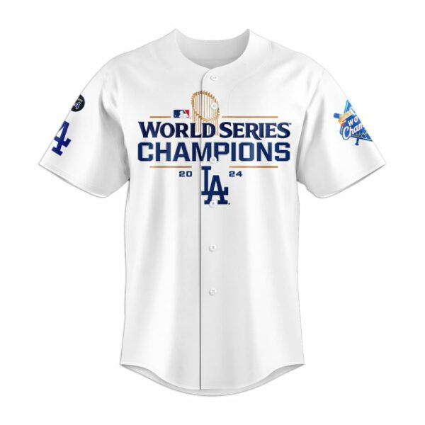 2024 Dodgers World Series Champions Baseball Jersey