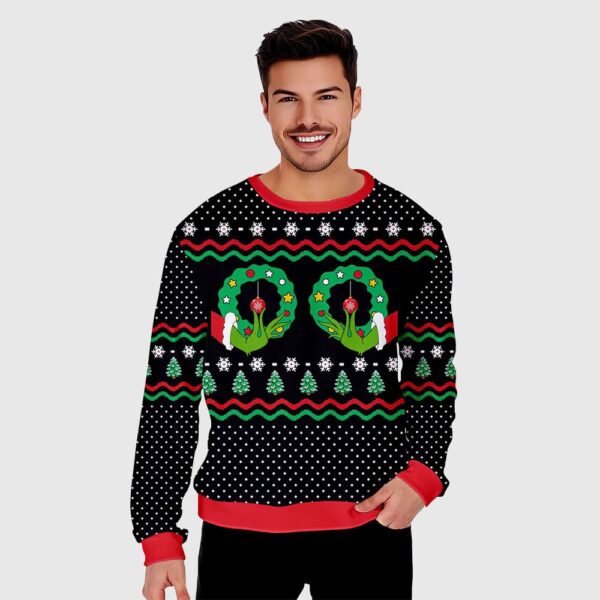 A Friend Is Like A Good Bra Funny Ugly Christmas Sweater