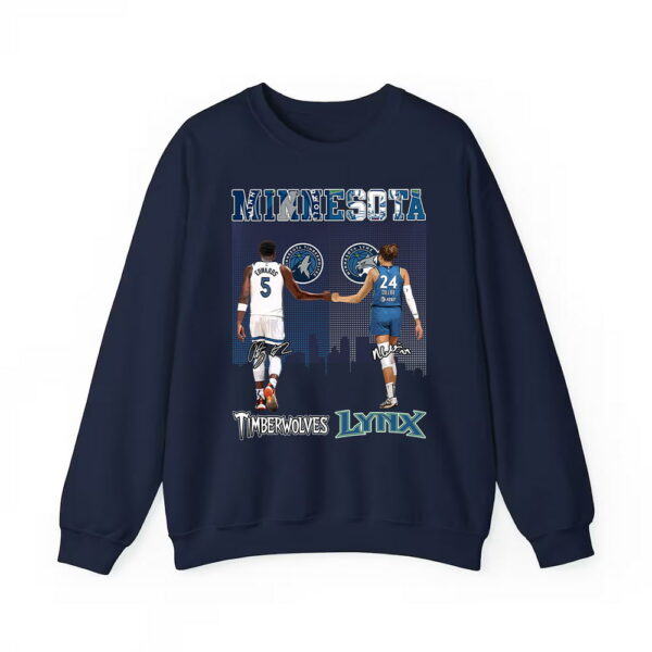 Anthony Edwards Napheesa Collier Timberwolves Lynx Shirt 4