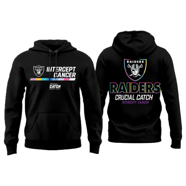 Antonio Pierce Raiders 2024 Crucial Catch Hoodie