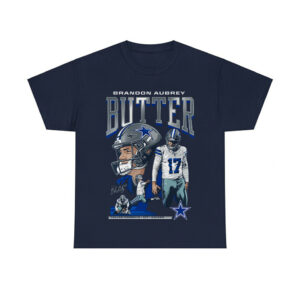 Brandon Aubrey 17 Kicker Butter Cowboys Shirt