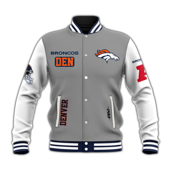 Courtland Sutton Broncos AFC West Baseball Jacket 2