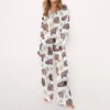 Cute Moo Deng Satin Pajama Set 3