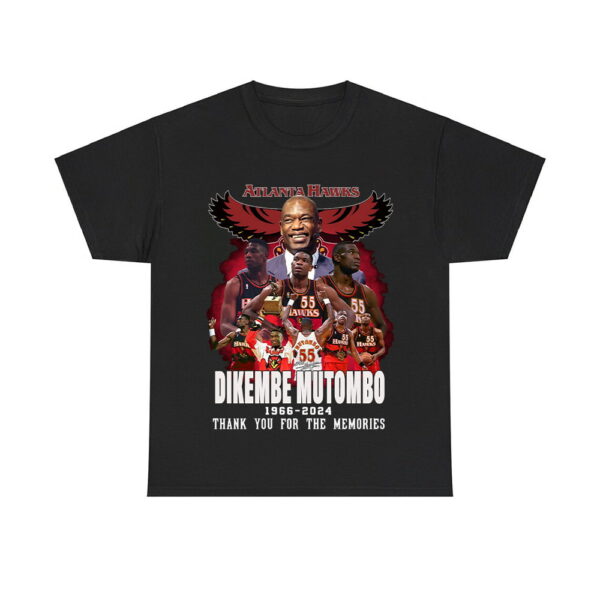 Dikembe Mutombo Hawks 1966-2024 Thank You For The Memories Shirt