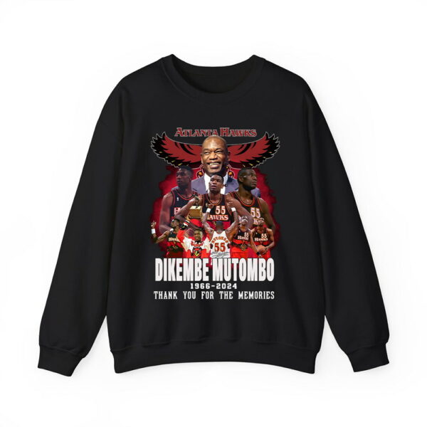 Dikembe Mutombo Hawks 1966 2024 Thank You For The Memories Shirt 3