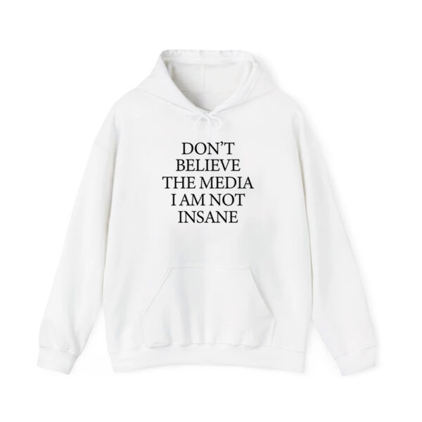 Dont Believe The Media I Am Not Insane Shirt 4