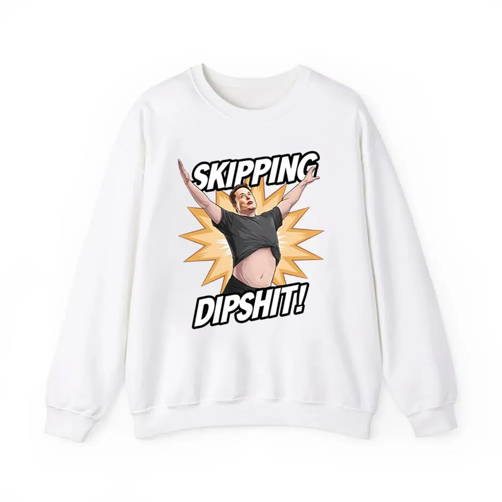 Elon Musk Skipping Dipshit Shirt 3 Elon Musk Skipping Dipshit Shirt 3
