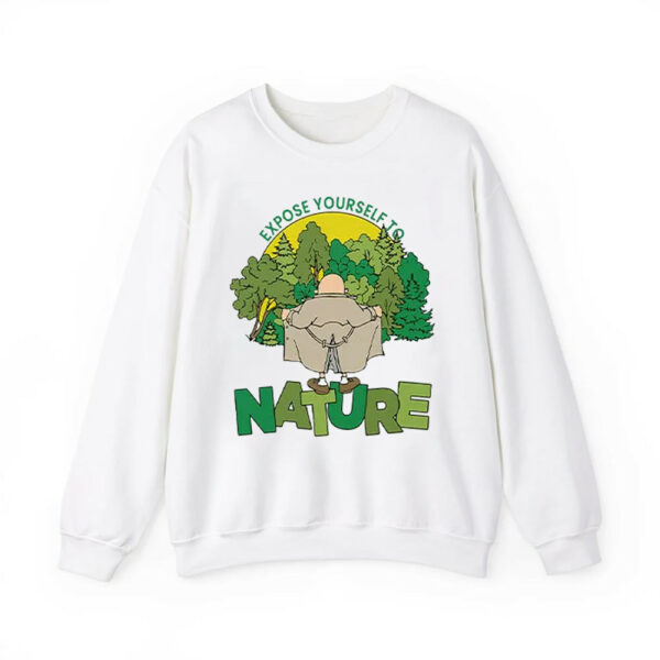 Expose Yourself To Nature Flasher Man Shirt 3