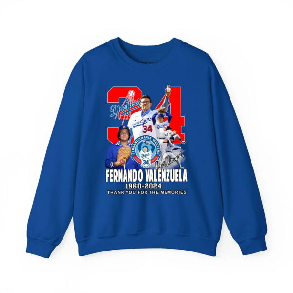 Fernando Valenzuela Dodgers 1960 2024 Thank You For The Memories Shirt 3