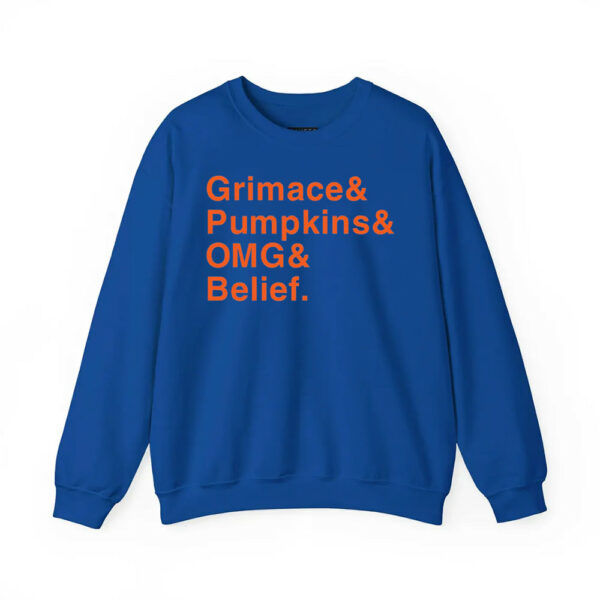 Grimace Pumpkins OMG Belief Shirt 3