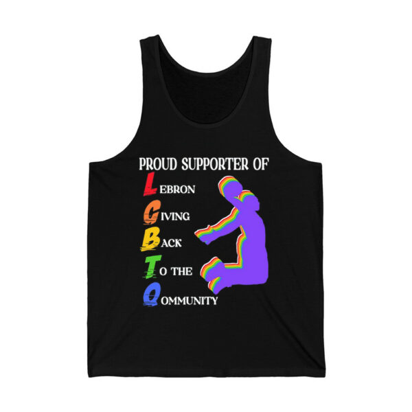 I Support Lgbtq Proud Supporter Of Lebron Giving Back To The Qommunity Shirt 2