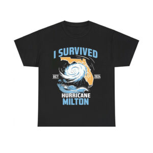 I Survived Hurricane Milton Florida Hurricane Oct 2024 Shirt