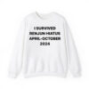 I Survived Renjun Hiatus April October 2024 Shirt 4