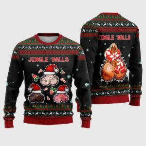 Jingle Balls Funny Ugly Christmas Sweater 1