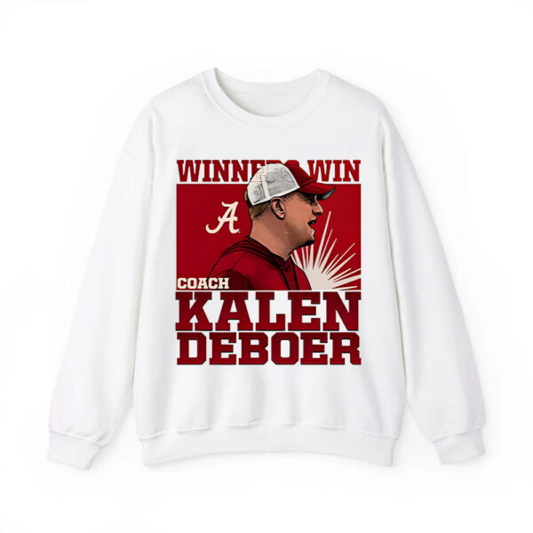 Kalen DeBoer Alabama Winner Win Shirt 3