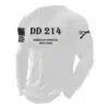 Mens DD214 America Official Man Card Print Casual Long Sleeve T-Shirt 5 Mens DD214 America Official Man Card Print Casual Long Sleeve T Shirt 3