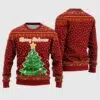 Merry Dickmass Tree Funny Ugly Christmas Sweater 2 Merry Dickmass Tree Funny Ugly Christmas Sweater 1
