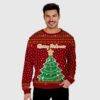 Merry Dickmass Tree Funny Ugly Christmas Sweater