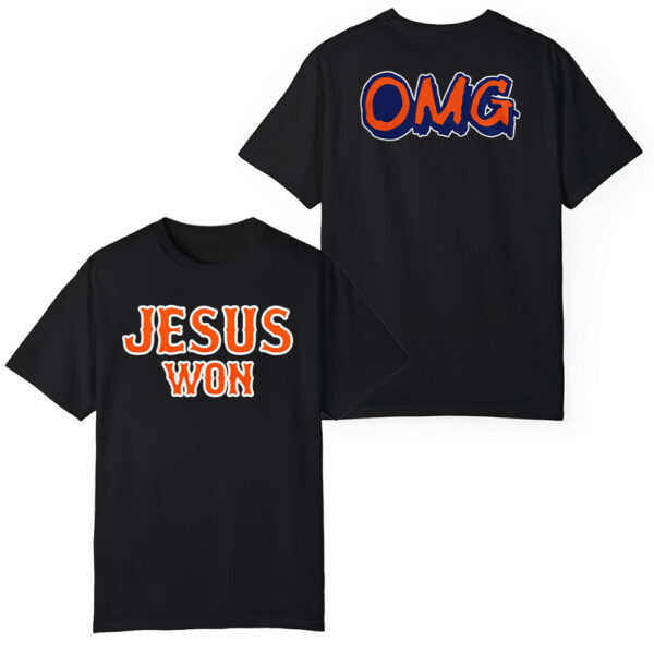 Mets Jesus Won OMG 2024 Shirt