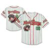 Moo Deng Christmas Personalized Baseball Jersey