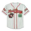 Moo Deng Christmas Personalized Baseball Jersey 2