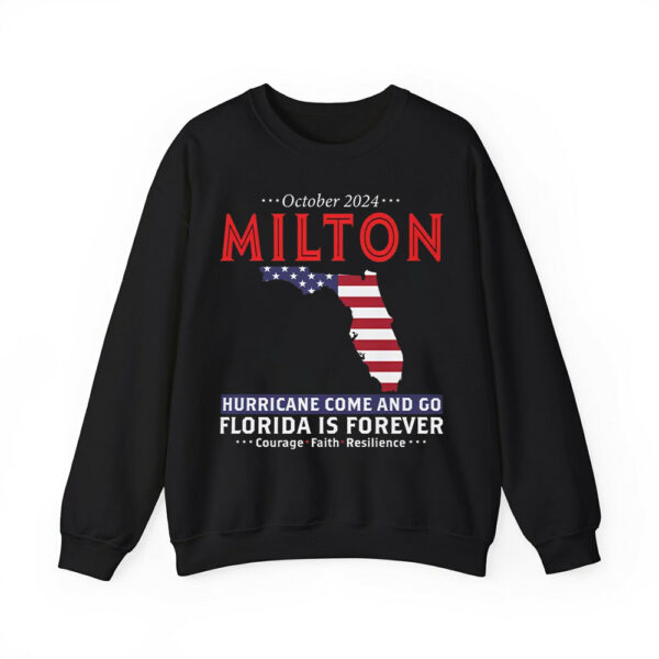 October 2024 Milton Hurricane Come And Go Florida Is Forever Courage Faith Resilience Shirt 4