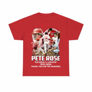 Pete Rose Reds Baseball Legend 1941-2024 Thank You For The Memories Shirt