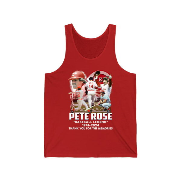 Pete Rose Reds Baseball Legend 1941 2024 Thank You For The Memories Shirt 4