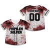 Problem Solved Bloody Halloween Baseball Jersey 2