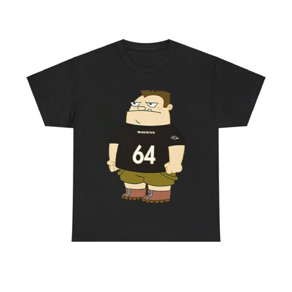 Ravens Tyler Linderbaum 64 Buford Van Stomm Shirt