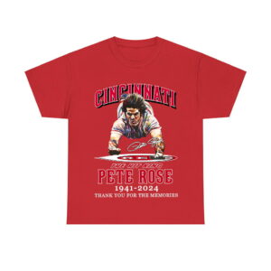 Reds The Hit King Pete Rose 1941-2024 Thank You For The Memories Shirt